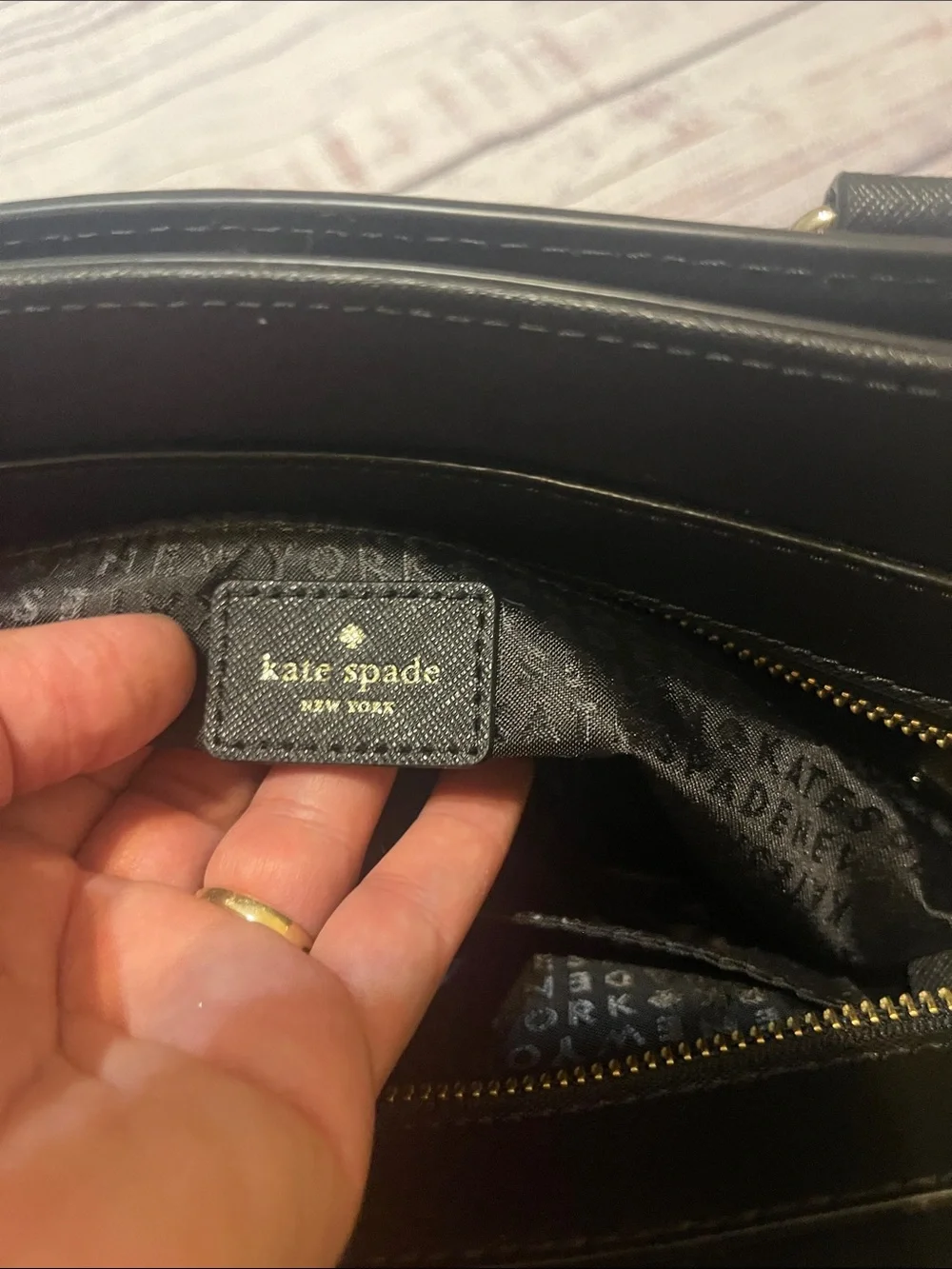 Kate Spade Laurel Way Reese Satchel Black Structured Top-Handle Shoulder Bag